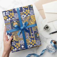 Ekamawir omo Nauru Wrapping Paper Pacific Patchwork Xmas Vibes - Polynesian Pride