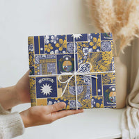 Ekamawir omo Nauru Wrapping Paper Pacific Patchwork Xmas Vibes - Polynesian Pride