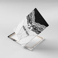 New Zealand Koru Fern Custom Canvas Wall Art Simple Taniko Motif