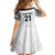 New Zealand Koru Fern Custom Family Matching Off The Shoulder Long Sleeve Dress and Hawaiian Shirt Simple Taniko Motif