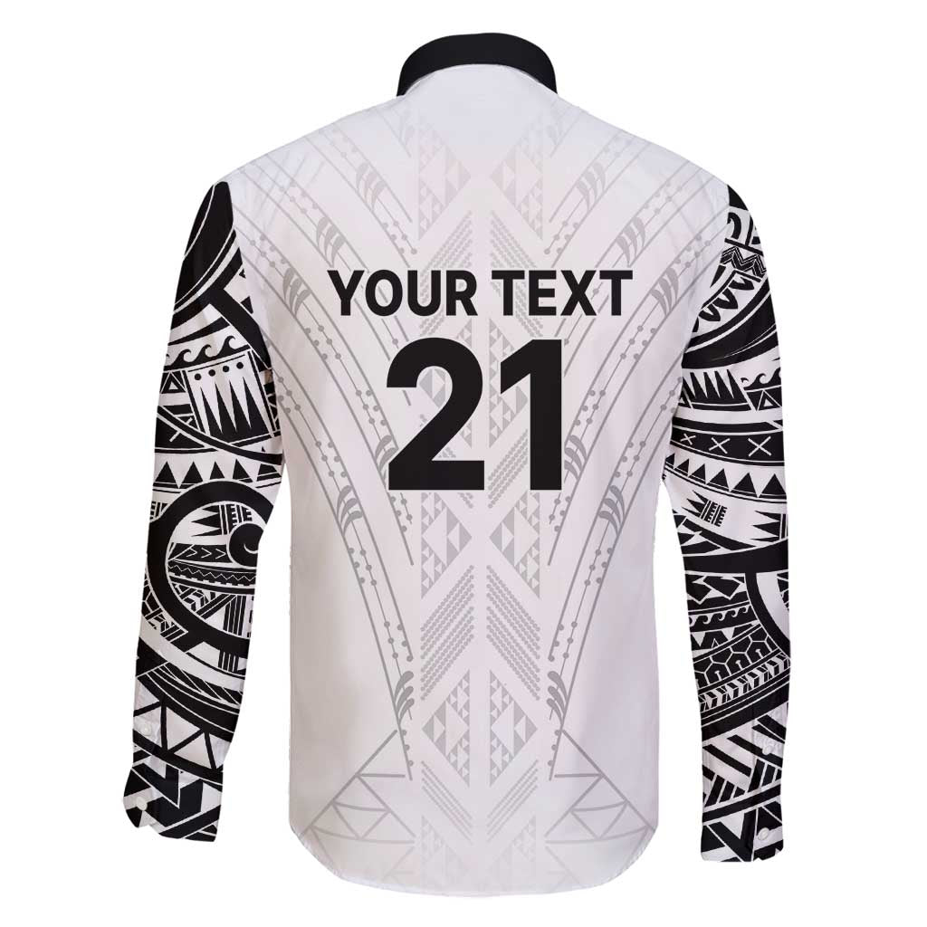 New Zealand Koru Fern Custom Family Matching Summer Maxi Dress and Hawaiian Shirt Simple Taniko Motif