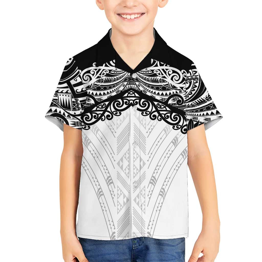 New Zealand Koru Fern Custom Family Matching Summer Maxi Dress and Hawaiian Shirt Simple Taniko Motif