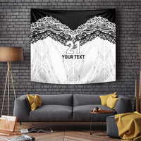 New Zealand Koru Fern Custom Tapestry Simple Taniko Motif