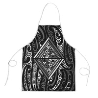 New Zealand Maori Taniko Apron Black Kowhaiwhai Puhoro - Polynesian Pride