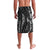 New Zealand Maori Taniko Lavalava Black Kowhaiwhai Puhoro