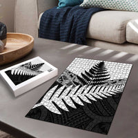 New Zealand Silver Fern Puzzle Maori Koru Mixed Taniko Pattern - Polynesian Pride