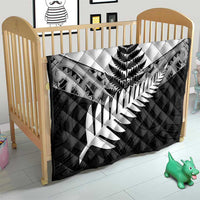 New Zealand Silver Fern Quilt Maori Koru Mixed Taniko Pattern LT9 - Polynesian Pride