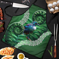 Tui Bird Koru Silver Fern Aotearoa Apron