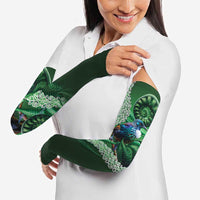 Tui Bird Koru Silver Fern Aotearoa Arm Sleeves LT9 - Polynesian Pride