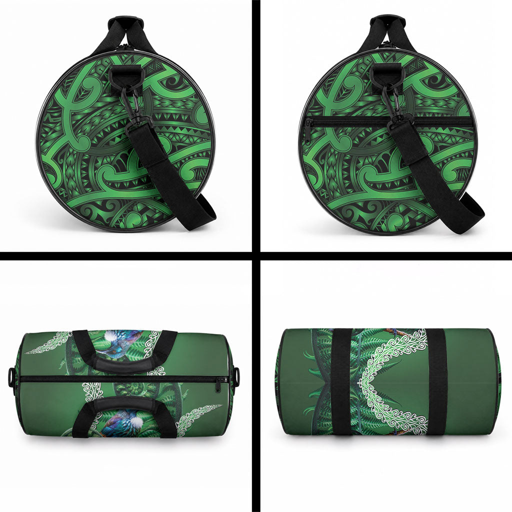 Tui Bird Koru Silver Fern Aotearoa Duffle Bag LT9 - Polynesian Pride