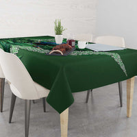 Tui Bird Koru Silver Fern Aotearoa Tablecloth