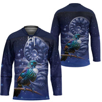 Tui Bird Matariki Galaxy Hockey Jersey Koru Silver Fern Aotearoa LT9 - Polynesian Pride