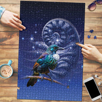 Tui Bird Matariki Galaxy Puzzle Koru Silver Fern Aotearoa