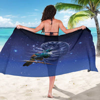 Tui Bird Matariki Galaxy Sarong Koru Silver Fern Aotearoa