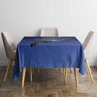 Tui Bird Matariki Galaxy Tablecloth Koru Silver Fern Aotearoa
