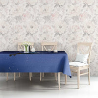Tui Bird Matariki Galaxy Tablecloth Koru Silver Fern Aotearoa