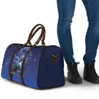 Tui Bird Matariki Galaxy Travel Bag Koru Silver Fern Aotearoa LT9 - Polynesian Pride