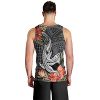 Hawaii Shark Tattoo Men Tank Top Polynesian Vintage Vibes LT9 - Polynesian Pride