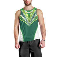 Personalised Polynesian Pride Cook Islands Rugby Men Tank Top No1 LT9 - Polynesian Pride
