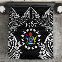 Cook Islands Ra o te Ui Ariki Est 1967 Bedding Set LT9 Black - Polynesian Pride