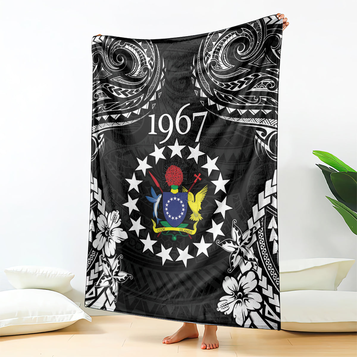 Cook Islands Ra o te Ui Ariki Est 1967 Blanket LT9 - Polynesian Pride