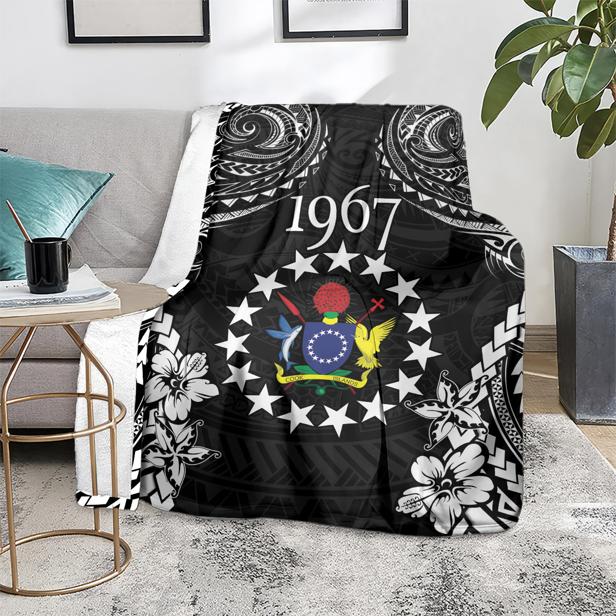 Cook Islands Ra o te Ui Ariki Est 1967 Blanket LT9 - Polynesian Pride