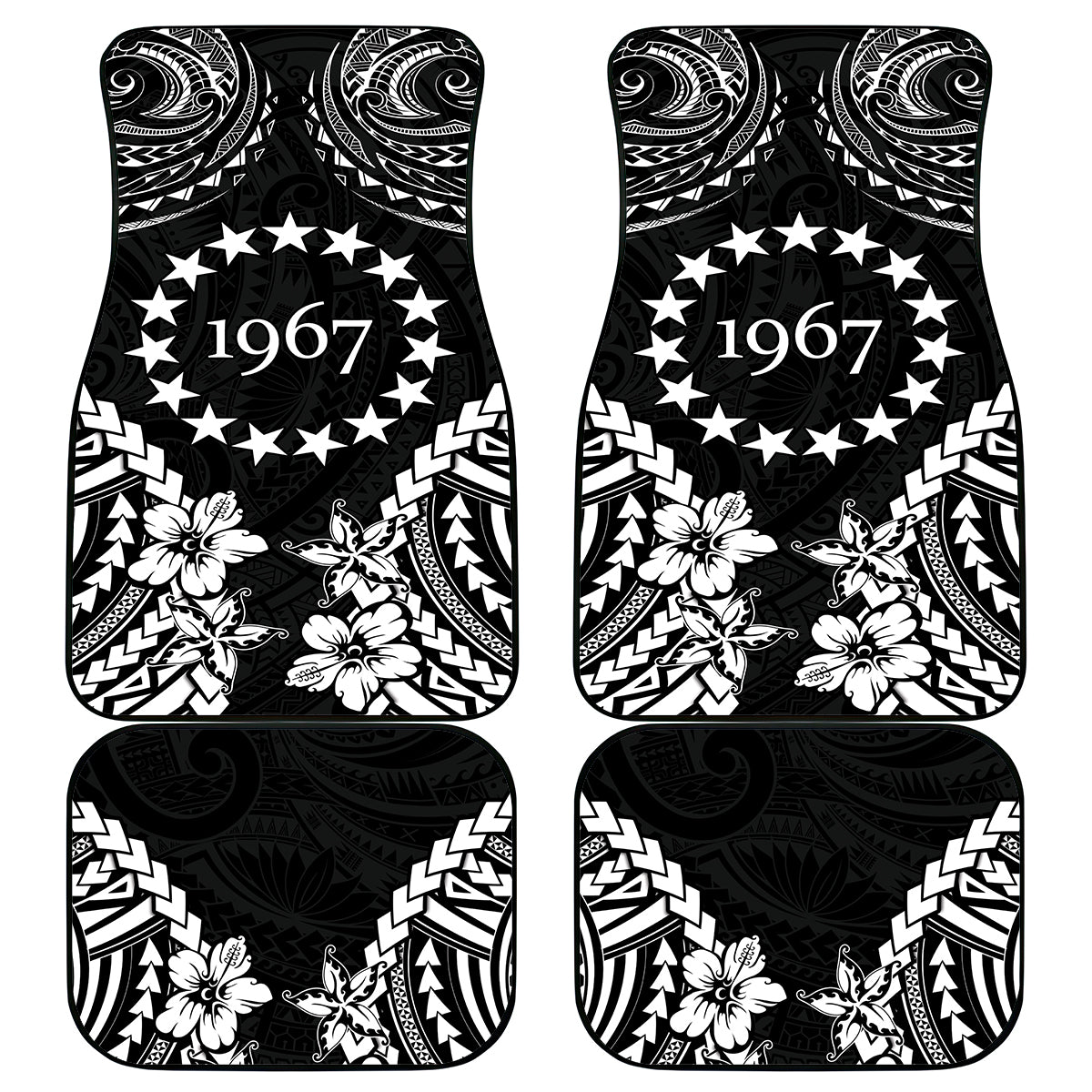 Cook Islands Ra o te Ui Ariki Est 1967 Car Mats