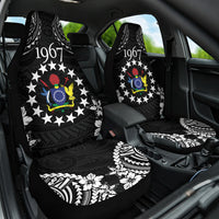 Cook Islands Ra o te Ui Ariki Est 1967 Car Seat Cover LT9 One Size Black - Polynesian Pride