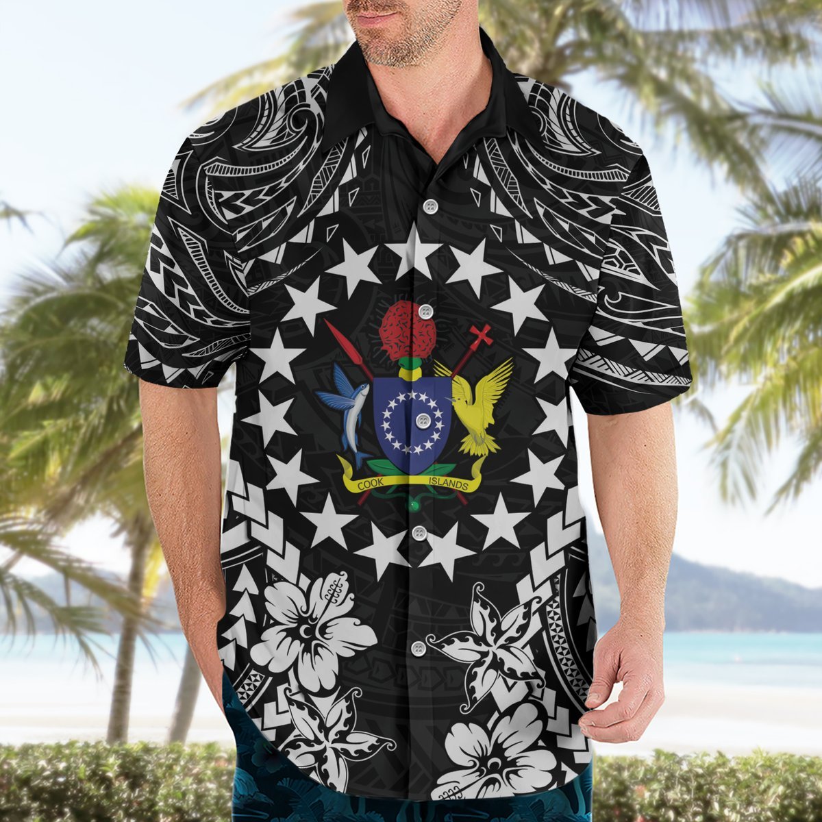 Cook Islands Ra o te Ui Ariki Est 1967 Hawaiian Shirt LT9 - Polynesian Pride