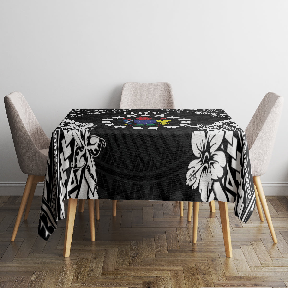 Cook Islands Ra o te Ui Ariki Est 1967 Tablecloth
