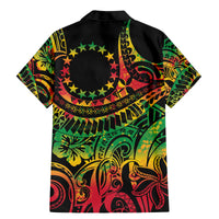 Cook Islands 15 Stars Family Matching Mermaid Dress and Hawaiian Shirt Kuki Airani Polynesian Tribal Wave Tattoo LT9 - Polynesian Pride