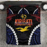 Kiribati 45th Anniversary Independence Day Bedding Set Since 1979 LT9 Black - Polynesian Pride