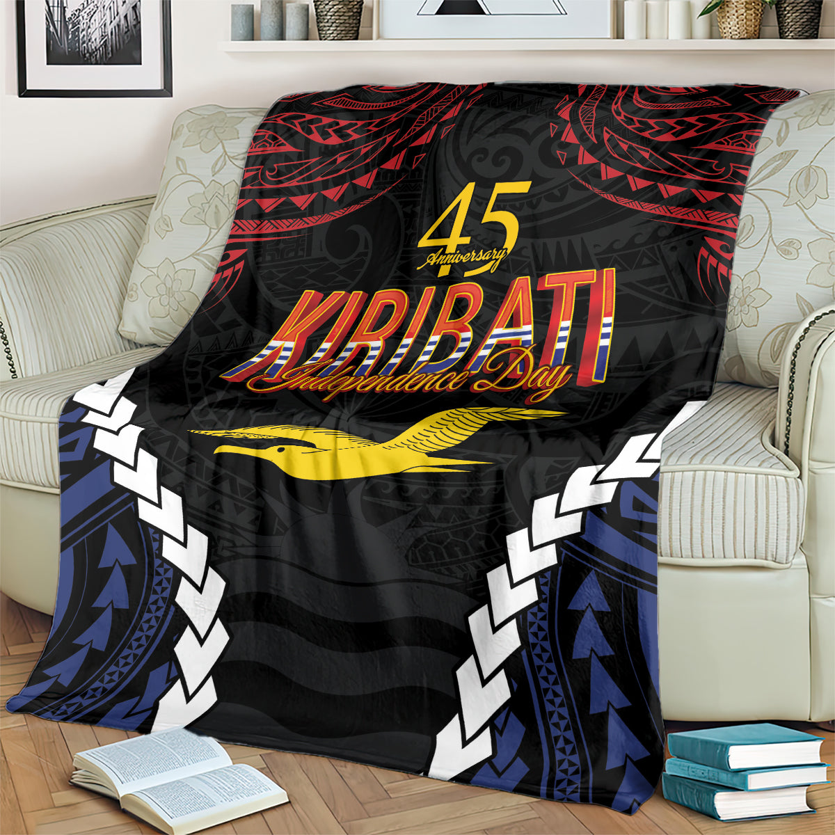Kiribati 45th Anniversary Independence Day Blanket Since 1979 LT9 - Polynesian Pride
