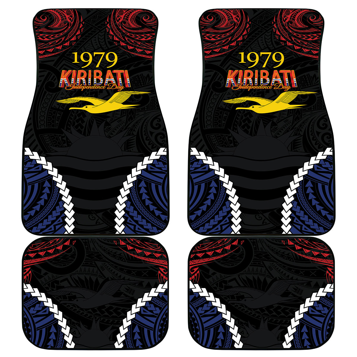 Kiribati 45th Anniversary Independence Day Car Mats Since 1979