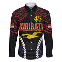 Kiribati 45th Anniversary Independence Day Family Matching Puletasi and Hawaiian Shirt Since 1979