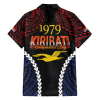 Kiribati 45th Anniversary Independence Day Family Matching Short Sleeve Bodycon Dress and Hawaiian Shirt Since 1979