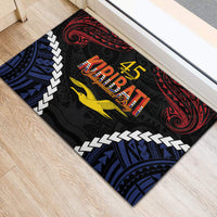 Kiribati 45th Anniversary Independence Day Rubber Doormat Since 1979 LT9 - Polynesian Pride