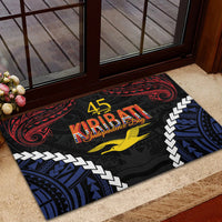Kiribati 45th Anniversary Independence Day Rubber Doormat Since 1979 LT9 - Polynesian Pride