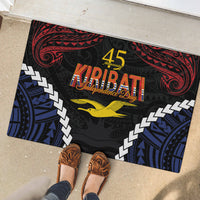 Kiribati 45th Anniversary Independence Day Rubber Doormat Since 1979 LT9 - Polynesian Pride