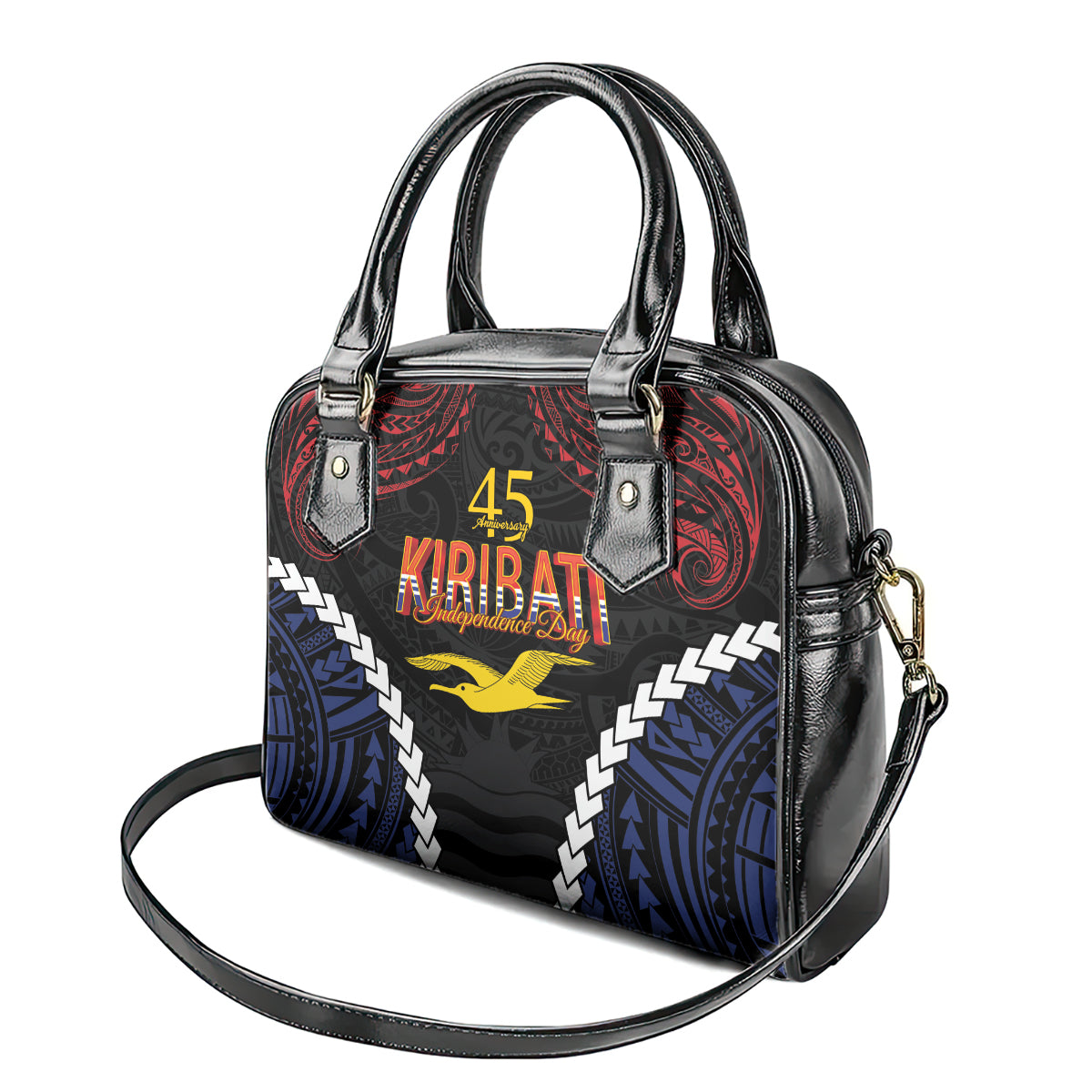 Kiribati 45th Anniversary Independence Day Shoulder Handbag Since 1979 LT9 - Polynesian Pride