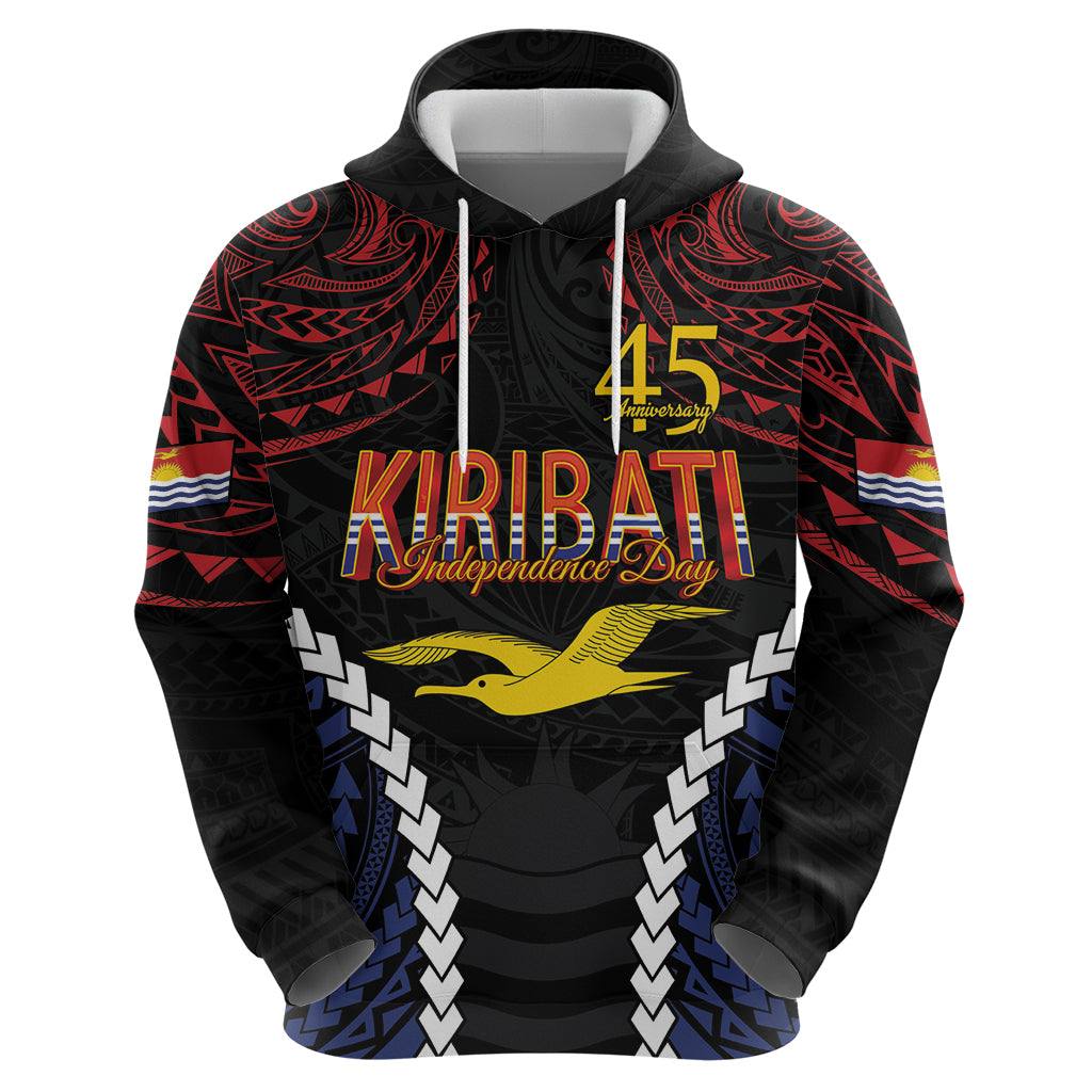 Kiribati 45th Anniversary Independence Day Zip Hoodie Since 1979