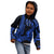 Custom King Kamehameha Day Hawaii Kid Hoodie Paradise of the Pacific Tribal Kakau - Blue LT9 - Polynesian Pride