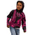 Custom King Kamehameha Day Hawaii Kid Hoodie Paradise of the Pacific Tribal Kakau - Pink LT9 - Polynesian Pride