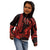 Custom King Kamehameha Day Hawaii Kid Hoodie Paradise of the Pacific Tribal Kakau - Red LT9 - Polynesian Pride