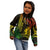 Custom King Kamehameha Day Hawaii Kid Hoodie Paradise of the Pacific Tribal Kakau - Reggae LT9 - Polynesian Pride