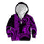 King Kamehameha Day Hawaii Kid Hoodie Paradise of the Pacific Tribal Kakau - Purple LT9 - Polynesian Pride