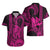 King Kamehameha Day Hawaii Hawaiian Shirt Paradise of the Pacific Tribal Kakau with Kanaka Maoli - Pink LT9 - Polynesian Pride