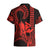 King Kamehameha Day Hawaii Hawaiian Shirt Paradise of the Pacific Tribal Kakau with Kanaka Maoli - Red LT9 - Polynesian Pride