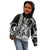 King Kamehameha Day Hawaii Kid Hoodie Paradise of the Pacific Tribal Kakau with Kanaka Maoli - White LT9 - Polynesian Pride