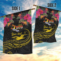 Kiribati Independence Day Personalised Garden Flag Gold Frigatebird with Polynesian Pattern LT9 - Polynesian Pride